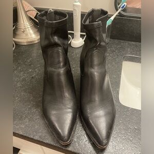Dolce Vita Black Cowboy Boot- 8.5
